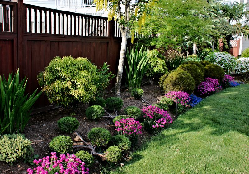 Fenced Yard with Landscaping